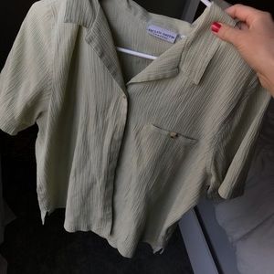 Vintage Button-Down Blouse
